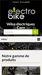 Mobile Screenshot of electrobike-caen.fr